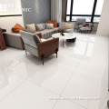 White Glazed Polished Marble Effect Porcelain Tiles 60x60 cm for Living Room Floors